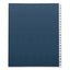 Expanding Desk File, 20 Dividers, Alpha Index, Letter Size, Blue Cover