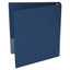 Economy Non-view Round Ring Binder, 3 Rings, 1" Capacity, 11 X 8.5, Royal Blue