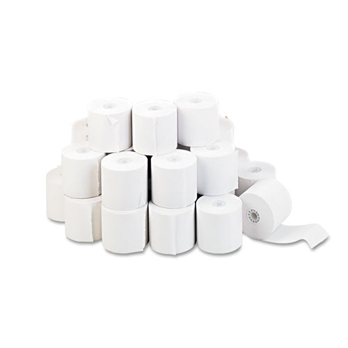 Impact And Inkjet Print Bond Paper Rolls, 0.5" Core, 2.75" X 190 Ft, White, 50/carton