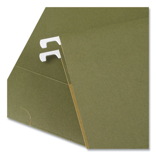 Hanging File Folders, Legal Size, 1/5-cut Tabs, Standard Green, 50/carton
