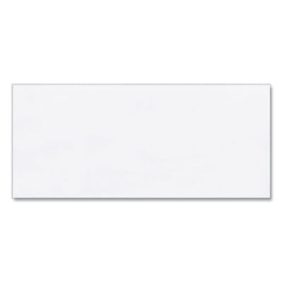 Open-side Business Envelope, #10, Commercial Flap, Diagonal Seam, Gummed Closure, 4.13 X 9.5, White, 500/box