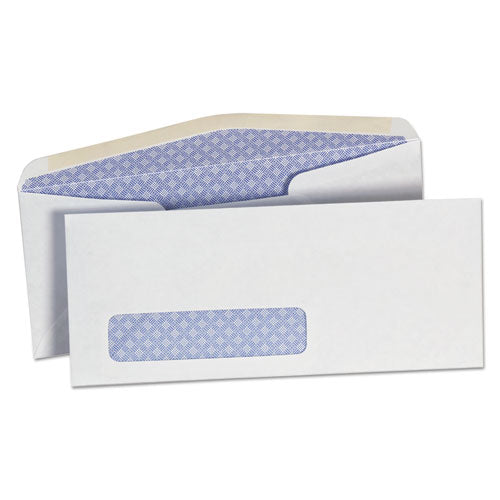 Open-side Business Envelope, 1 Window, #9, Square Flap, Gummed Closure, 3.88 X 8.88, White, 500/box