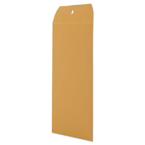 Kraft Clasp Envelope, #55, Square Flap, Clasp/gummed Closure, 6 X 9, Brown Kraft, 100/box