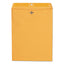 Kraft Clasp Envelope, #63, Square Flap, Clasp/gummed Closure, 6.5 X 9.5, Brown Kraft, 100/box