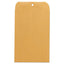 Kraft Clasp Envelope, #63, Square Flap, Clasp/gummed Closure, 6.5 X 9.5, Brown Kraft, 100/box
