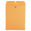 Kraft Clasp Envelope, #93, Square Flap, Clasp/gummed Closure, 9.5 X 12.5, Brown Kraft, 100/box