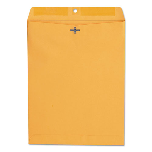 Kraft Clasp Envelope, #110, Square Flap, Clasp/gummed Closure, 12 X 15.5, Brown Kraft, 100/box