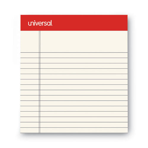 Colored Perforated Ruled Writing Pads, Narrow Rule, 50 Ivory 5 X 8 Sheets, Dozen
