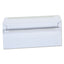 Self-seal Business Envelope, #10, Square Flap, Self-adhesive Closure, 4.13 X 9.5, White, 500/box