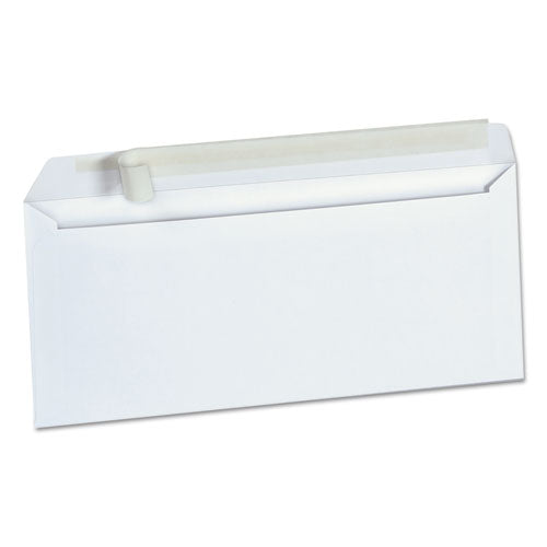 Peel Seal Strip Security Tint Business Envelope, #6 3/4, Square Flap, Self-adhesive Closure, 3.63 X 6.5, White, 100/box