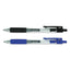 Comfort Grip Gel Pen, Retractable, Medium 0.7 Mm, Blue Ink, Clear/blue Barrel, 36/pack