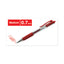 Comfort Grip Gel Pen, Retractable, Medium 0.7 Mm, Red Ink, Translucent Red Barrel, Dozen
