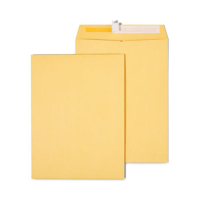 Peel Seal Strip Catalog Envelope, #10 1/2, Square Flap, Self-adhesive Closure, 9 X 12, Natural Kraft, 100/box