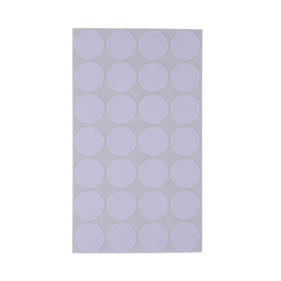 Self-adhesive Removable Color-coding Labels, 0.75" Dia, White, 28/sheet, 36 Sheets/pack