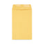 Catalog Envelope, 28 Lb Bond Weight Kraft, #1 3/4, Square Flap, Gummed Closure, 6.5 X 9.5, Brown Kraft, 500/box
