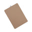 Hardboard Clipboard, 1.25" Clip Capacity, Holds 8.5 X 11 Sheets, Brown, 3/pack