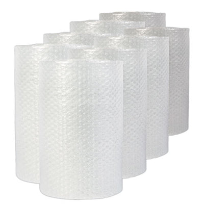 Bubble Packaging, 0.19" Thick, 12" X 200 Ft, Perforated Every 12", Clear, 8/carton