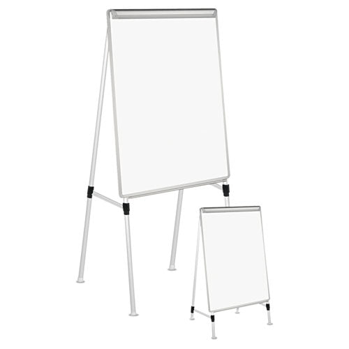 Dry Erase Board With A-frame Easel, 29 X 41, White Surface, Silver Frame