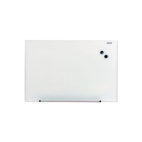Frameless Magnetic Glass Marker Board, 36 X 24, White Surface
