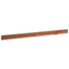 Cork Bulletin Bar, 36 X 1, Brown Surface, Silver Aluminum Frame