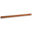 Cork Bulletin Bar, 48 X 1, Brown Surface, Silver Aluminum Frame