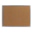 Cork Bulletin Board, 24 X 18, Natural Surface, Aluminum Frame