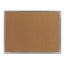 Cork Bulletin Board, 36 X 24, Natural Surface, Aluminum Frame