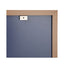 Deluxe Melamine Dry Erase Board, 48 X 36, Melamine White Surface, Oak Fiberboard Frame
