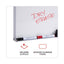 Melamine Dry Erase Board With Aluminum Frame, 36 X 24, White Surface, Anodized Aluminum Frame