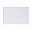 Melamine Dry Erase Board With Aluminum Frame, 36 X 24, White Surface, Anodized Aluminum Frame