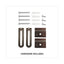 Deluxe Melamine Dry Erase Board, 60 X 36, Melamine White Surface, Silver Anodized Aluminum Frame