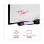 Design Series Deluxe Dry Erase Board, 36 X 24, White Surface, Black Anodized Aluminum Frame