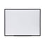 Design Series Deluxe Dry Erase Board, 48 X 36, White Surface, Black Anodized Aluminum Frame