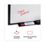 Design Series Deluxe Dry Erase Board, 24 X 18, White Surface, Black Anodized Aluminum Frame