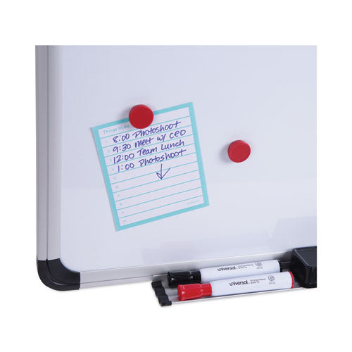 Magnetic Steel Dry Erase Marker Board, 36 X 24, White Surface, Aluminum/plastic Frame
