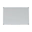 Magnetic Steel Dry Erase Marker Board, 72 X 48, White Surface, Aluminum/plastic Frame