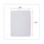 Lap/learning Dry-erase Board, Unruled, 11.75 X 8.75, White Surface, 6/pack