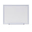 Deluxe Melamine Dry Erase Board, 24 X 18, Melamine White Surface, Silver Aluminum Frame