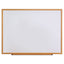 Deluxe Melamine Dry Erase Board, 24 X 18, Melamine White Surface, Silver Aluminum Frame