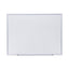 Deluxe Melamine Dry Erase Board, 48 X 36, Melamine White Surface, Silver Aluminum Frame