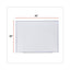Deluxe Melamine Dry Erase Board, 48 X 36, Melamine White Surface, Silver Aluminum Frame
