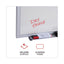 Deluxe Melamine Dry Erase Board, 48 X 36, Melamine White Surface, Silver Aluminum Frame