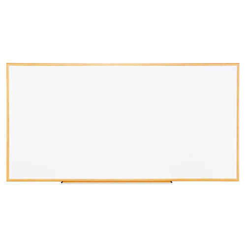 Deluxe Melamine Dry Erase Board, 48 X 36, Melamine White Surface, Silver Aluminum Frame