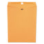 Kraft Clasp Envelope, 32 Lb Bond Weight Kraft, #97, Square Flap, Clasp/gummed Closure, 10 X 13, Brown Kraft, 100/box