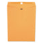 Kraft Clasp Envelope, 32 Lb Bond Weight Kraft, #97, Square Flap, Clasp/gummed Closure, 10 X 13, Brown Kraft, 100/box