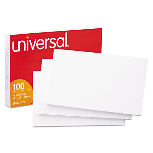 Ruled Index Cards, 3 X 5, White, 100/pack