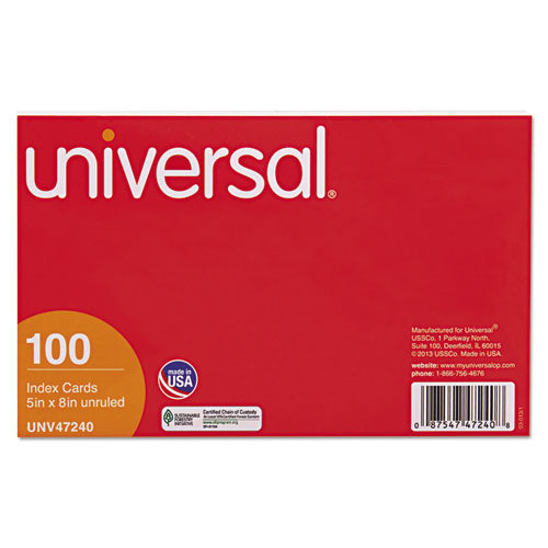 Unruled Index Cards, 4 X 6, White, 500/pack