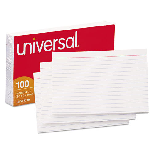Unruled Index Cards, 5 X 8, White, 500/pack