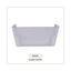 Wall Files, 3 Sections, Letter Size, 13" X 4" X 14", Clear, 3/set