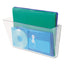 Wall Files, Letter Size, 13" X 4" X 7", Clear